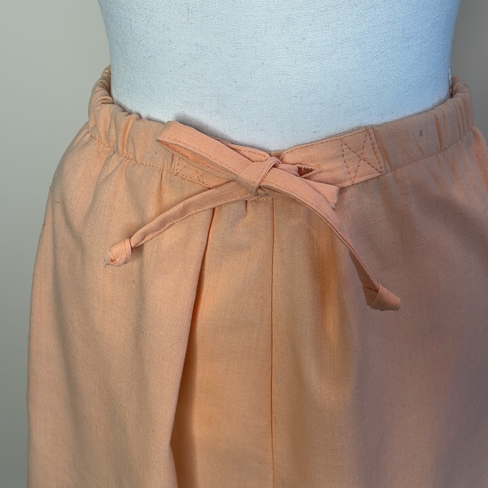 Vtg Jackson Square Peach A-Line Skirt. Size 7 - Picture 2 of 11